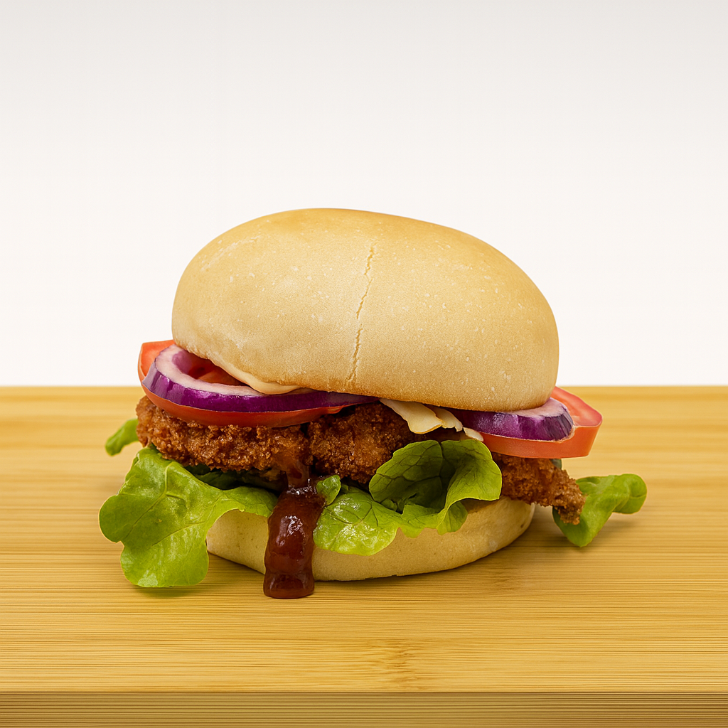 Fried chicken burger